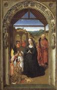 Dieric Bouts The Annunciation,The Visitation,THe Adoration of theAngels,The Adoration of the Magi Spain oil painting artist
